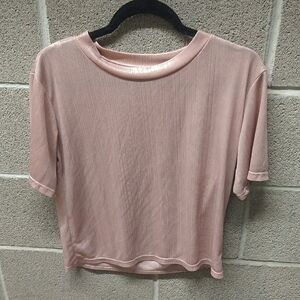 Shein Shimmering Elegant Pink Women's Top